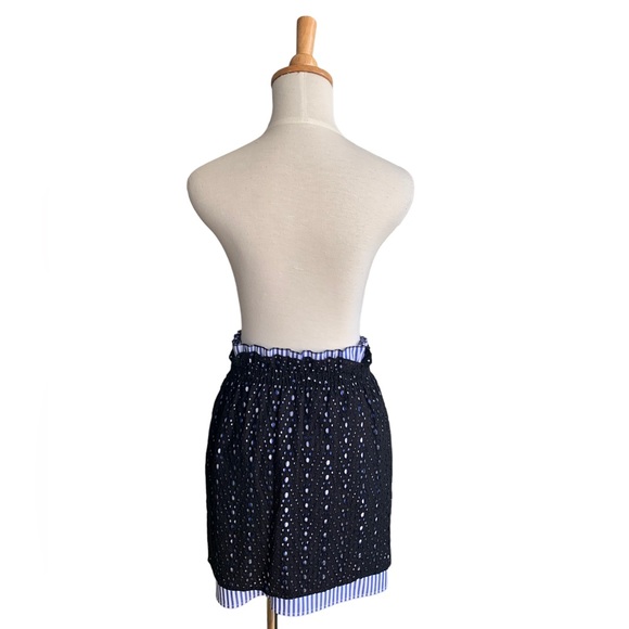 Zara Eyelet Paper Bag Skirt - Picture 6 of 9